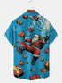 Men's Christmas Funny Graphic Short Sleeve Hawaiian Shirt